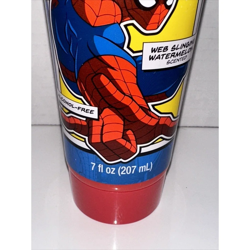 Marvel Ultimate Spider-Man Hair Gel Watermelon Scent Alcohol-Free 7oz Tube